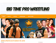 Tablet Screenshot of bigtimeprowrestling.ca